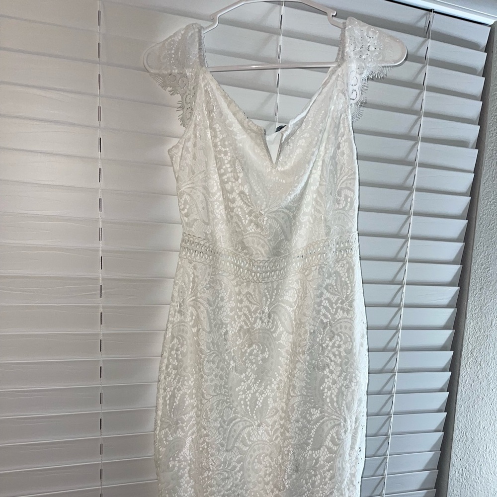 Midi wedding dress